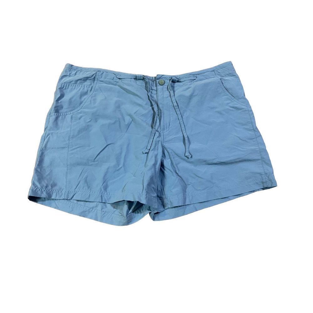 Columbia womens size large blue pull on shorts‎  5” inseam